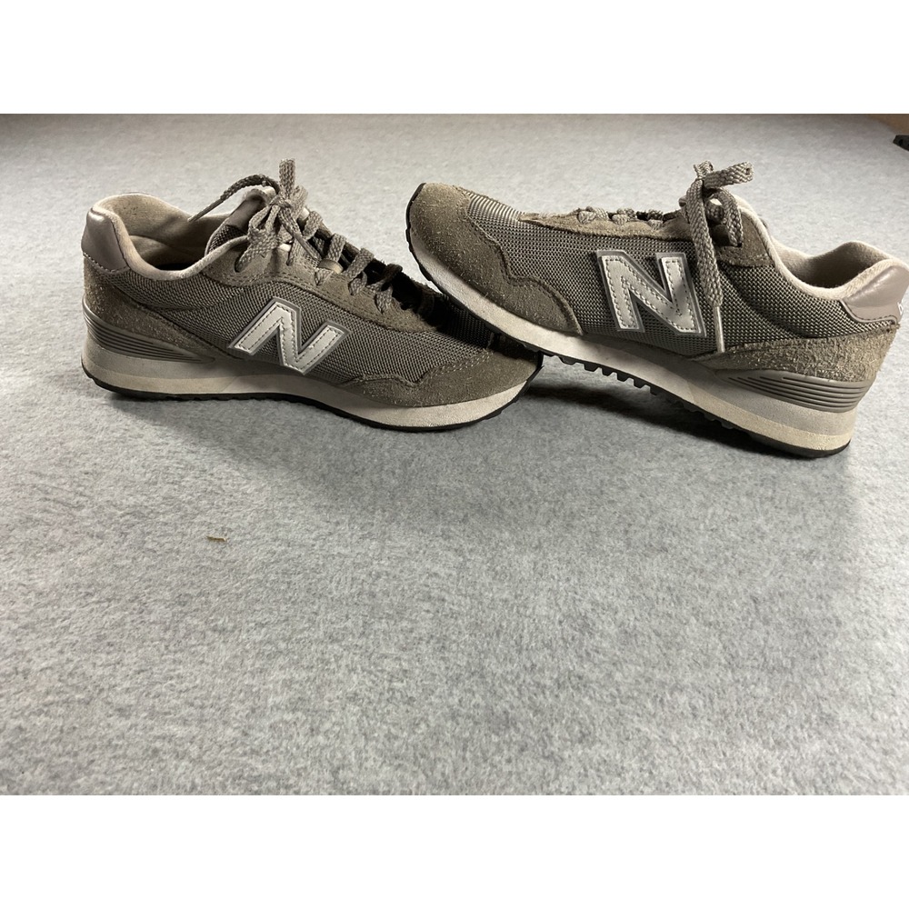 New Balance 515 V3 Grey Silver Suede Mesh Sneakers WL515GR3 Womens 6.5